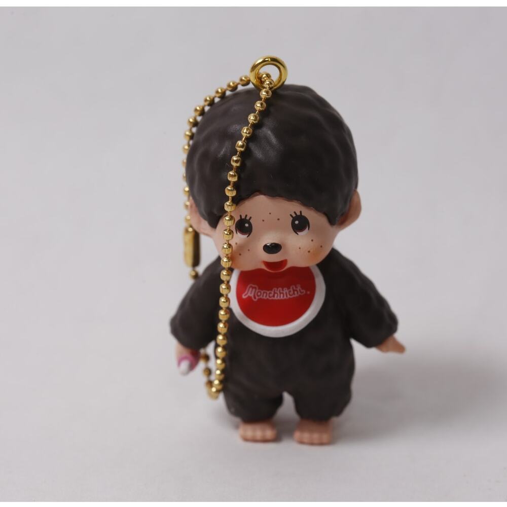 Sekiguchi Monchhichi Keychain Plastic Mini Figurine ~ 260730-WH 464